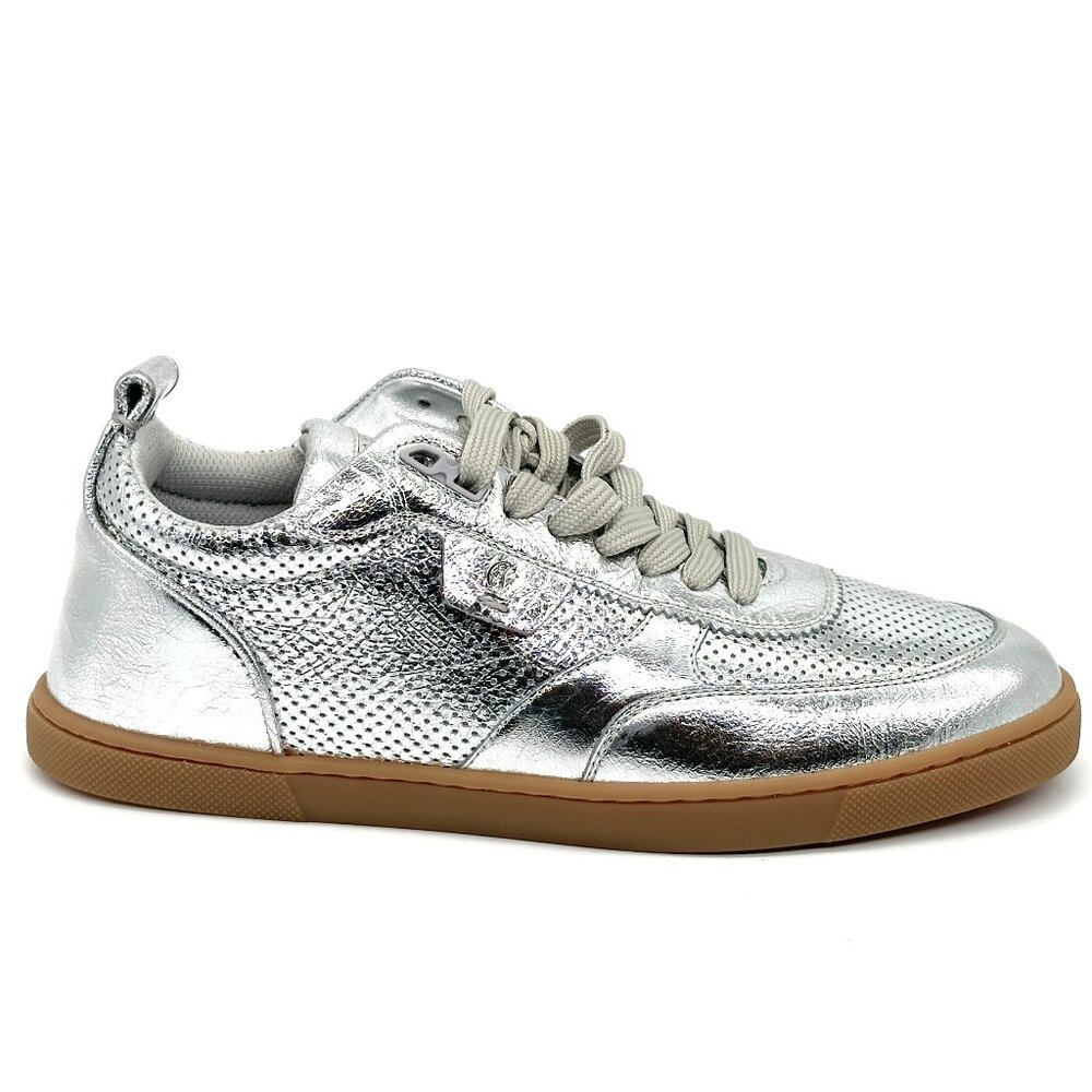 Christian Louboutin TUTTI RUI Donna Perforated Leather Sneakers Flat Shoes - Picture 10 of 16